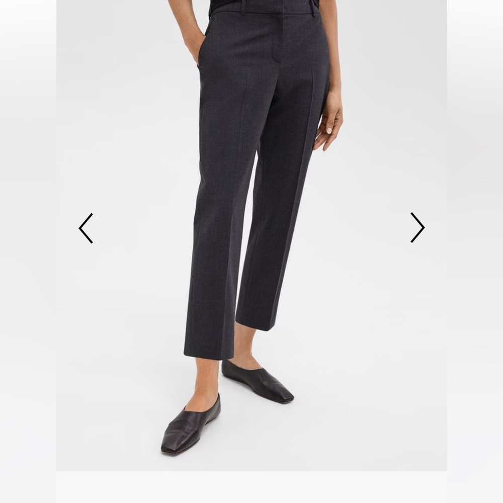 Theory Treeca pants charcoal NWOT size 4